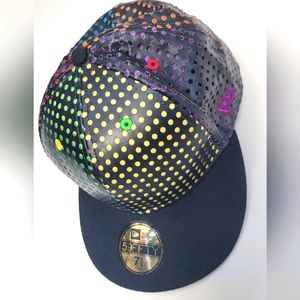 New Era 59Fifty Leather Fitted Baseball Cap